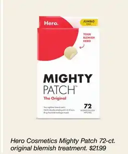 Target Hero Cosmetics Mighty Patch 72-ct. original blemish treatment offer
