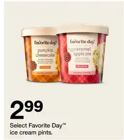 Target Select Favorite Day ice cream pints offer
