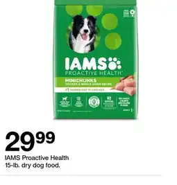 Target IAMS Proactive Health 15-lb. dry dog food offer