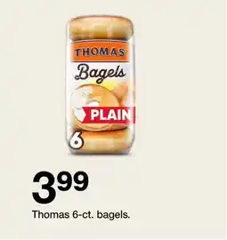 Target Thomas 6-ct. bagels offer
