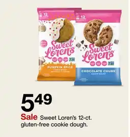 Target Sweet Loren's 12-ct. gluten-free cookie dough offer