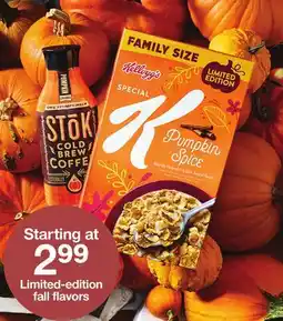 Target Limited-edition fall flavors offer