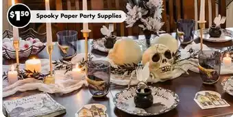 Dollar Tree Spooky Paper Party Supplies offer