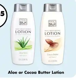 Dollar Tree Aloe or Cocoa Butter Lotion offer
