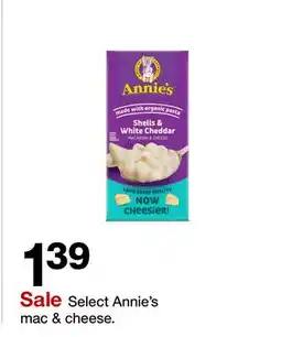 Target Select Annie's mac & cheese offer
