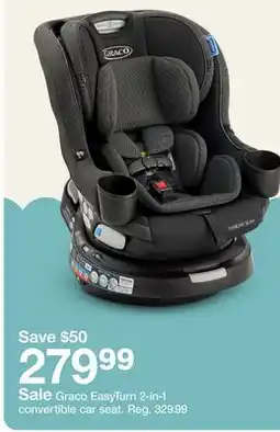 Target Graco EasyTurn 2-in-1 convertible car seat offer