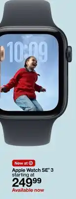 Target Apple Watch SE 3 offer