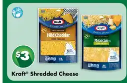 Dollar Tree Kraft Shredded Cheese offer