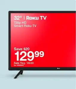 Target 32 Smart Roku TV 720p HD offer