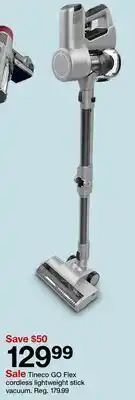 Target Tineco GO Flex cordless lightweight stick vacuum offer