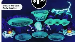 Dollar Tree Glow-in-the-Dark Party Supplies offer