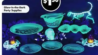 Dollar Tree Glow-in-the-Dark Party Supplies offer