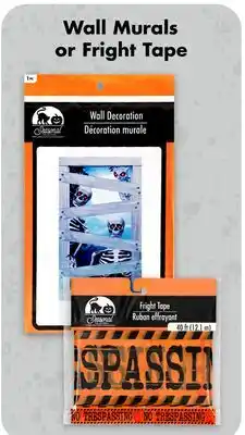 Dollar Tree Wall Murals or Fright Tape offer