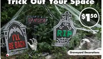 Dollar Tree Graveyard Decorations offer