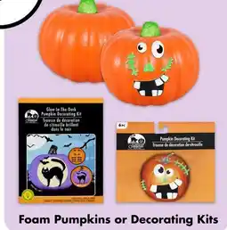 Dollar Tree Foam Pumpkins or Decorating Kits offer