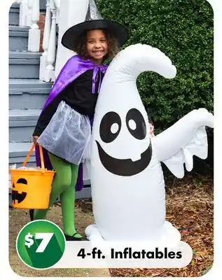 Dollar Tree 4-ft. Inflatables offer