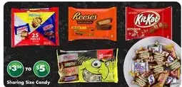 Dollar Tree Sharing Size Candy offer