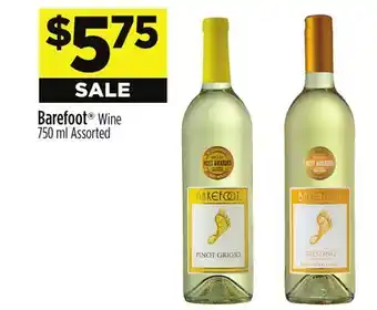 Dollar General Barefoot Wine offer