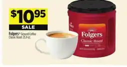 Dollar General Folgers Ground Coffee Classic Roast offer