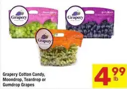 Albertsons Grapery Cotton Candy, Moondrop, Teardrop or Gumdrop Grapes offer