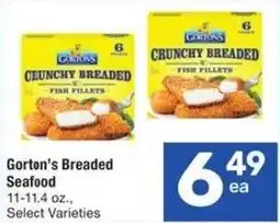 Albertsons Gorton's Breaded Seafood offer
