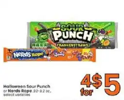 Albertsons Halloween Sour Punch or Nerds Rope offer