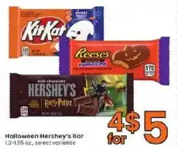 Albertsons Halloween Hershey's Bar offer