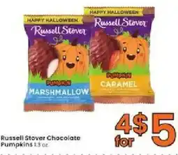 Albertsons Russell Stover Chocolate Pumpkins offer