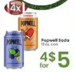 Albertsons Popwell Soda offer