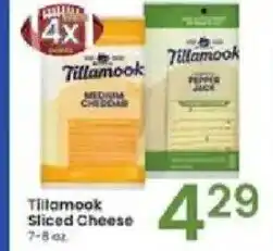 Albertsons Tillamook Sliced Cheese offer