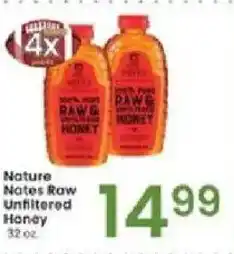 Albertsons Nature Nates Raw Unfiltered Honey offer