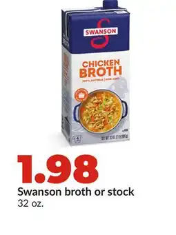 Hy-Vee Swanson broth or stock offer
