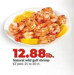 Hy-Vee Natural wild gulf shrimp offer