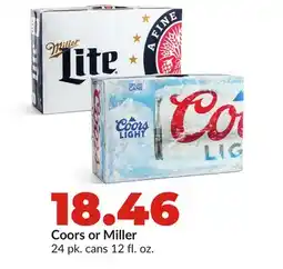 Hy-Vee Coors or Miller offer
