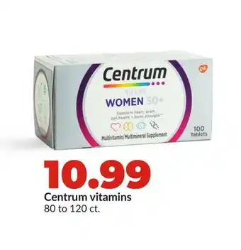 Hy-Vee Centrum vitamins offer