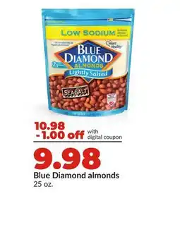 Hy-Vee Blue Diamond almonds offer