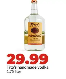Hy-Vee Tito's handmade vodka offer