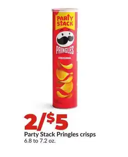 Hy-Vee Party Stack Pringles crisps offer