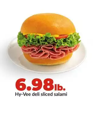 Hy-Vee Hy-Vee deli sliced salami offer
