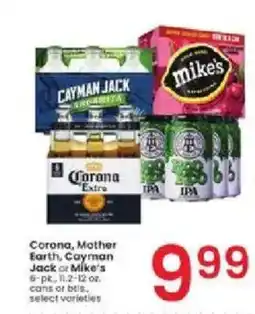 Albertsons Corona, Mother Earth, Cayman Jack or Mike's offer