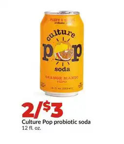 Hy-Vee Culture Pop probiotic soda offer