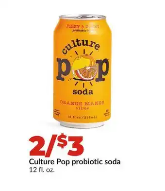 Hy-Vee Culture Pop probiotic soda offer