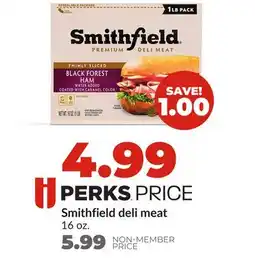 Hy-Vee Smithfield deli meat offer