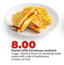 Hy-Vee Market Grille Farmhouse sandwich offer