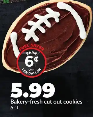 Hy-Vee Bakery-fresh cut out cookies offer