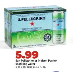 Hy-Vee San Pellegrino or Maison Perrier sparkling water offer