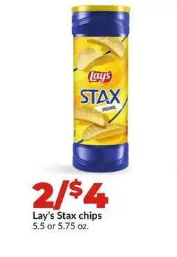 Hy-Vee Lay's Stax chips offer