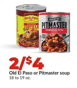 Hy-Vee Old El Paso or Pitmaster soup offer