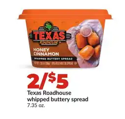 Hy-Vee Texas Roadhouse whipped buttery spread offer
