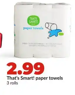 Hy-Vee That's Smart! paper towels offer